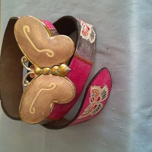 Vintage Butterfly Belt